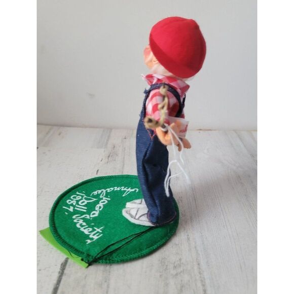 Annalee 1987 logo doll slingshot boy plush mysterious society - Picture 5 of 7